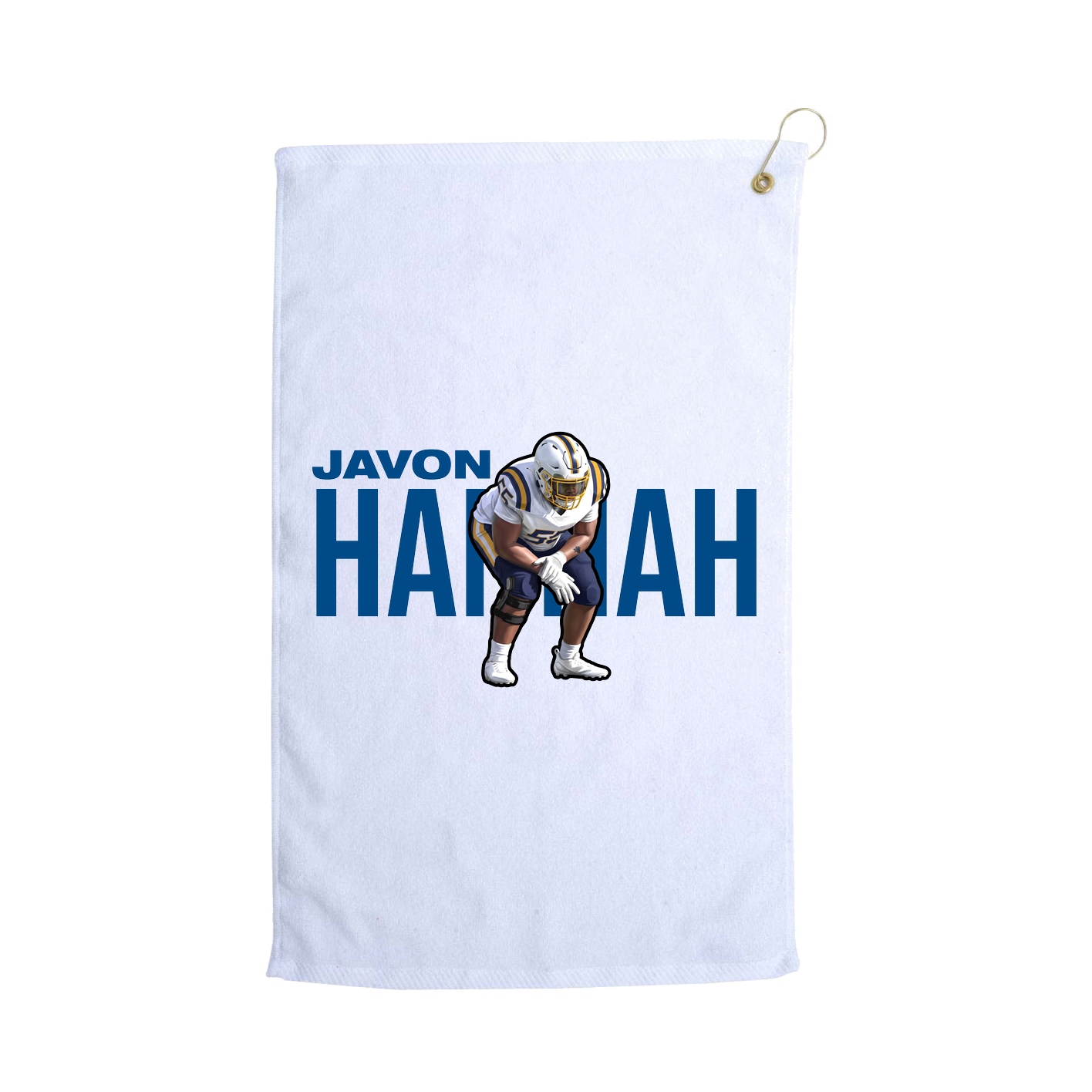 Golf Towel — Player Name in White