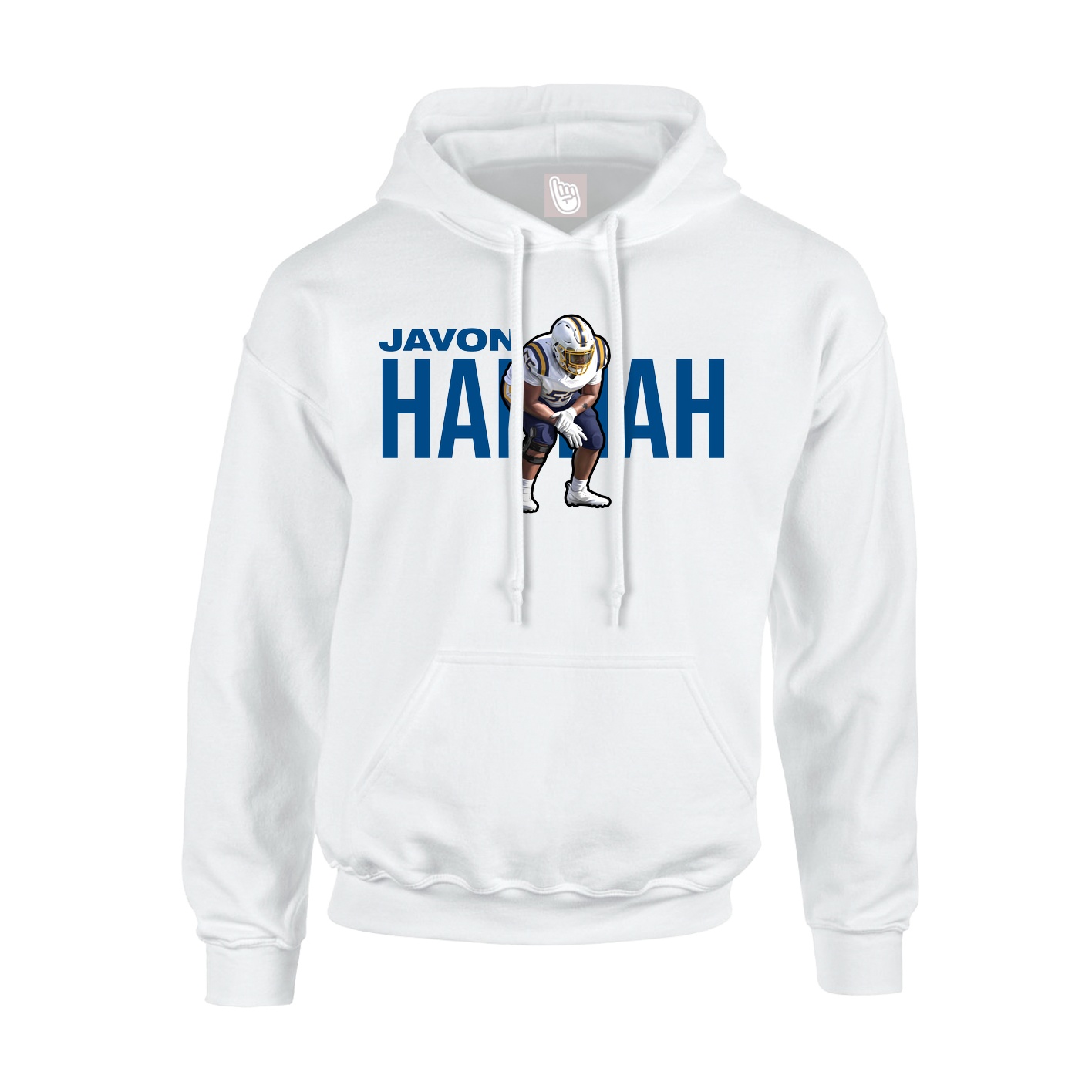 Youth Hoodie — Player Name in White