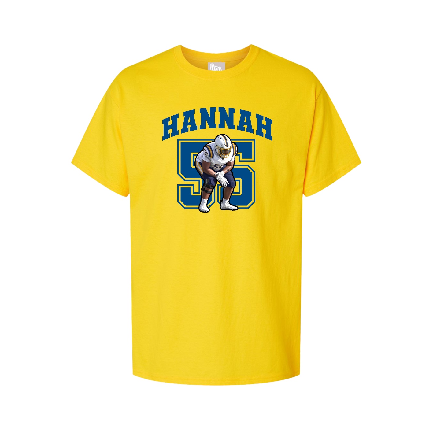 Youth Tee — Number in Gold