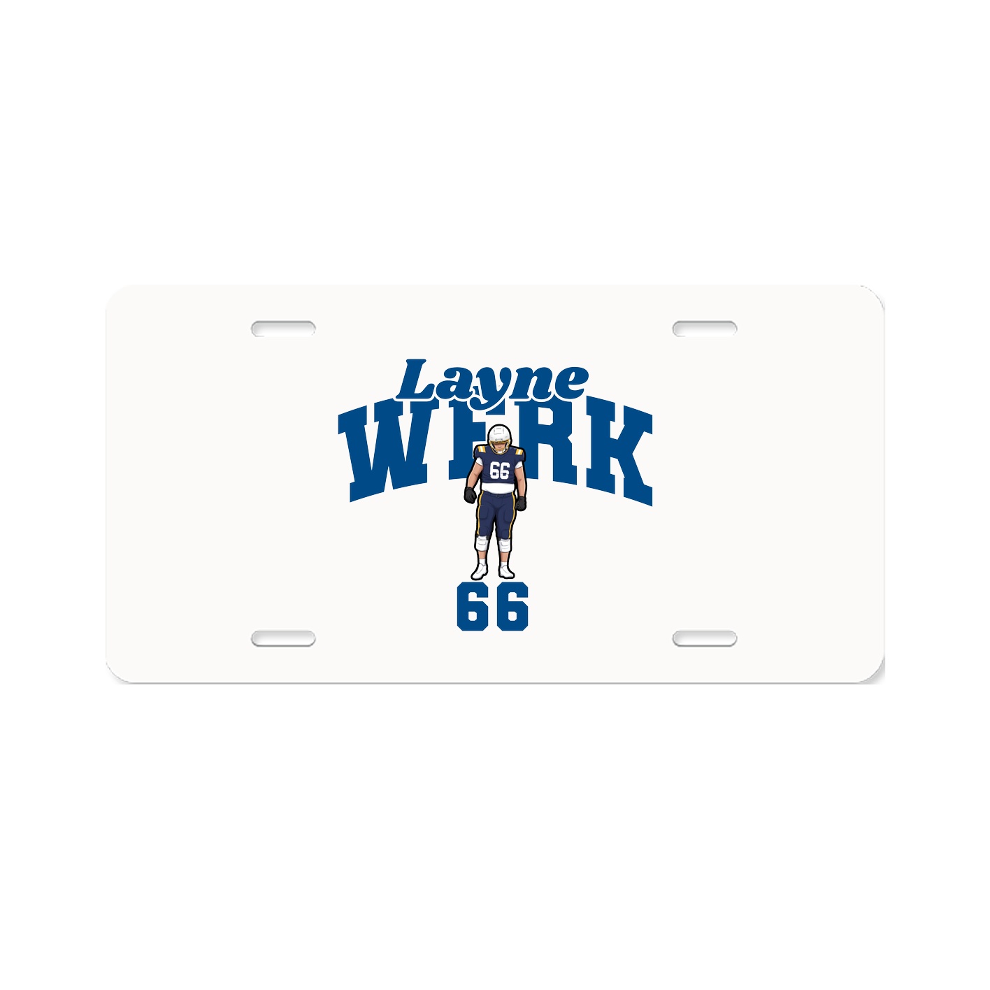 License Plate — Signature Arch in Classic