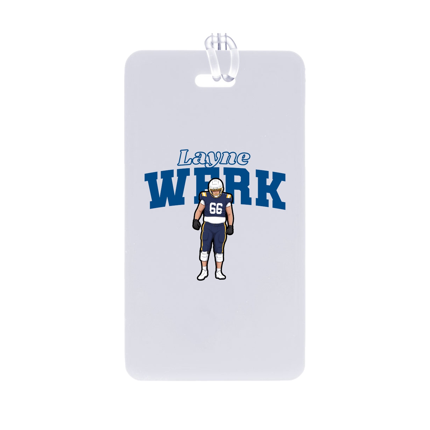 Bag Tag — Name Arch in Classic