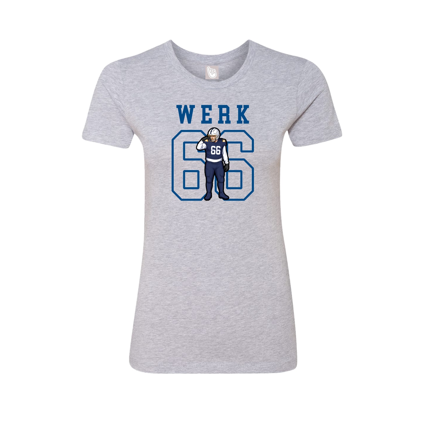 Fitted Women's Tee — Shirsey in Grey