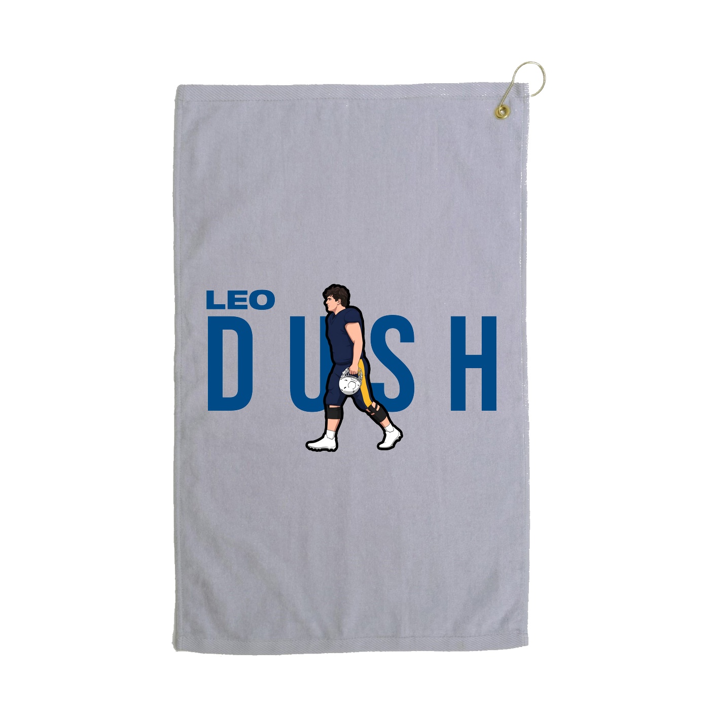 Golf Towel — Player Name in Grey