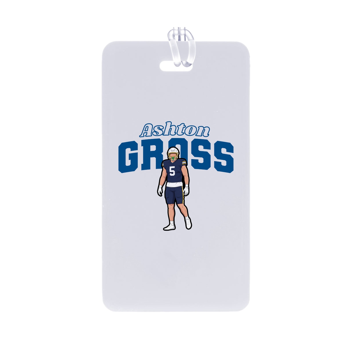 Bag Tag — Name Arch in Classic
