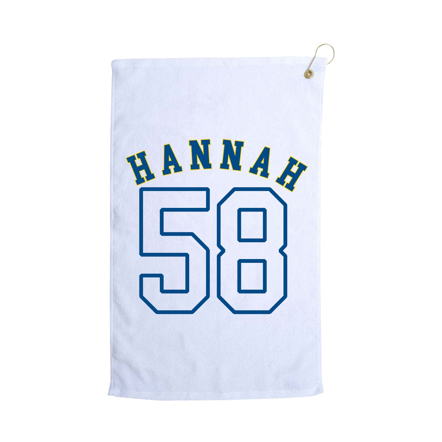 Golf Towel — Shirsey Arch in White