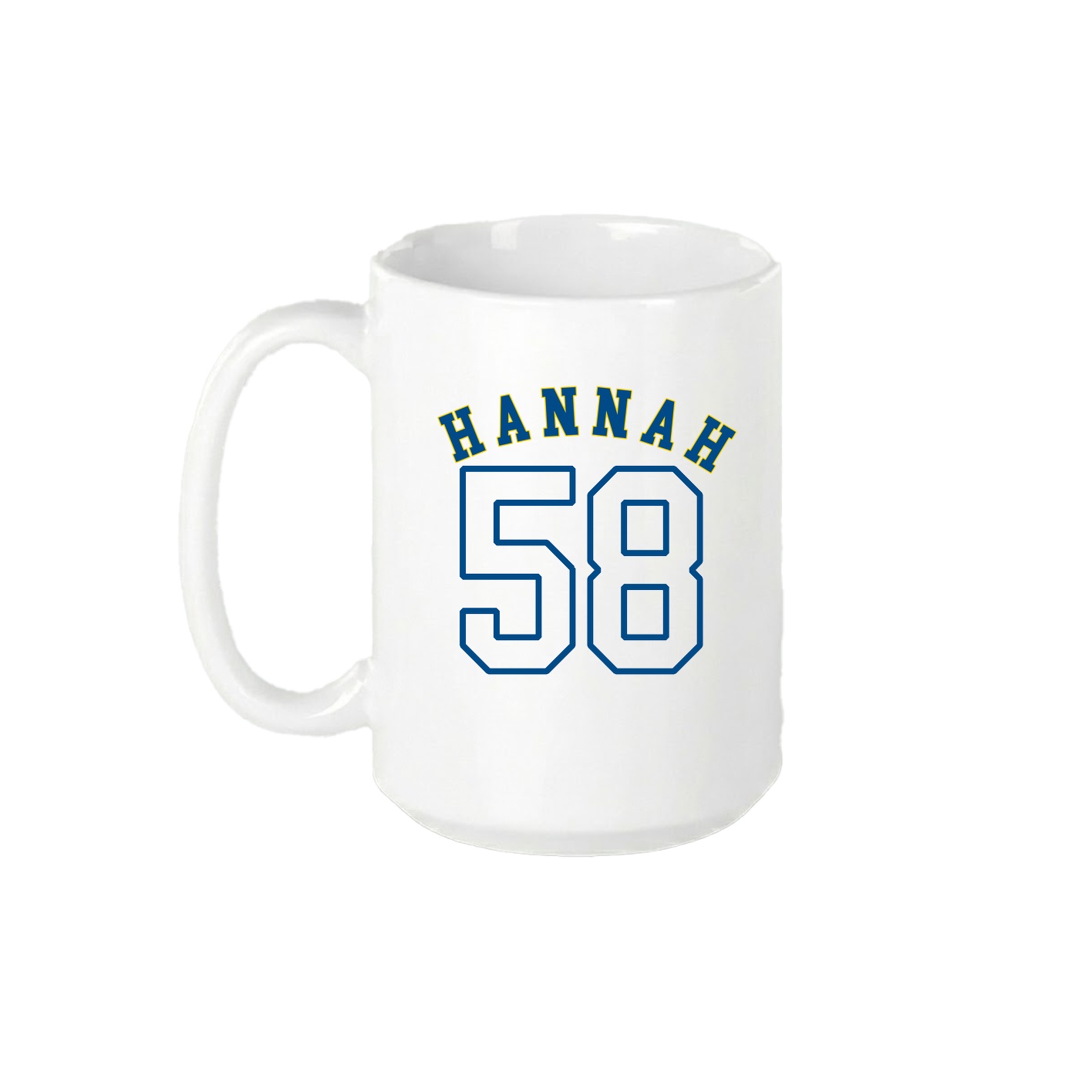 15oz Coffee Mug — Shirsey Arch in White
