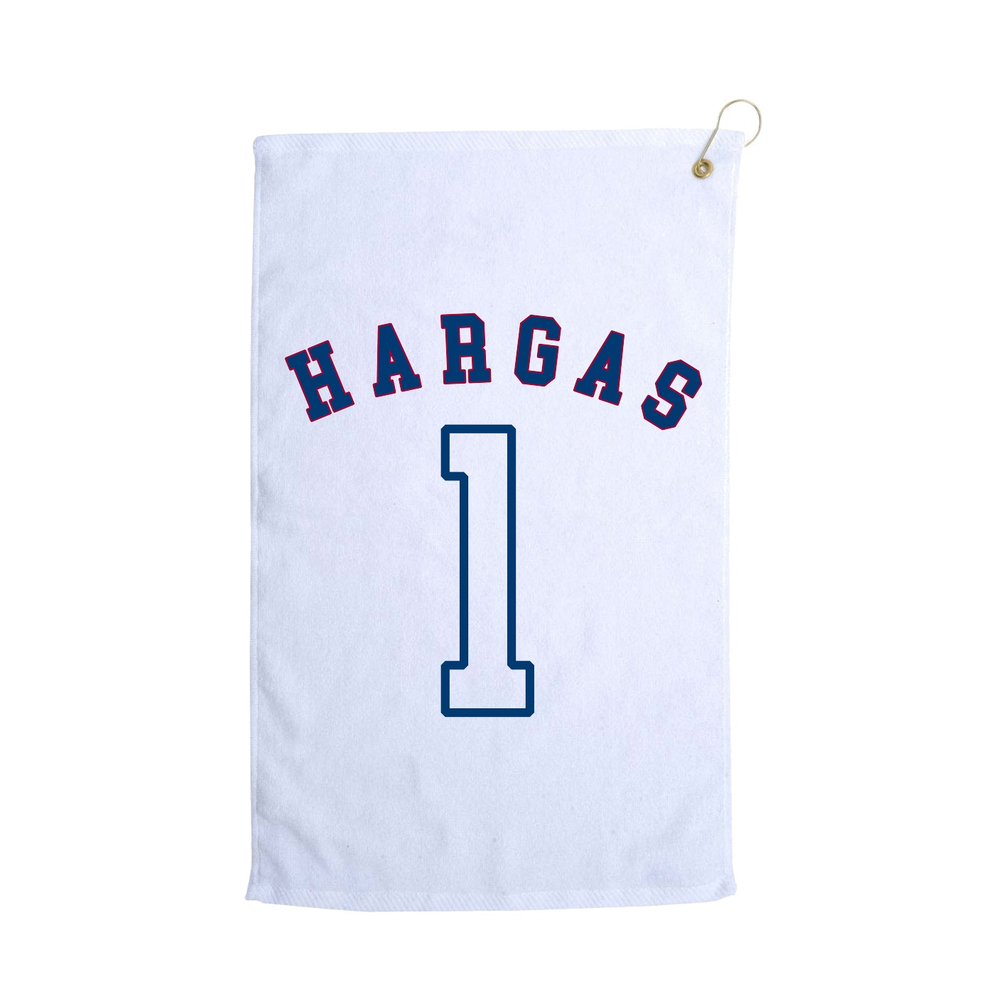 Golf Towel — Shirsey Arch in White