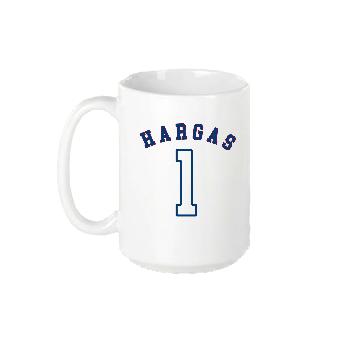 15oz Coffee Mug — Shirsey Arch in White