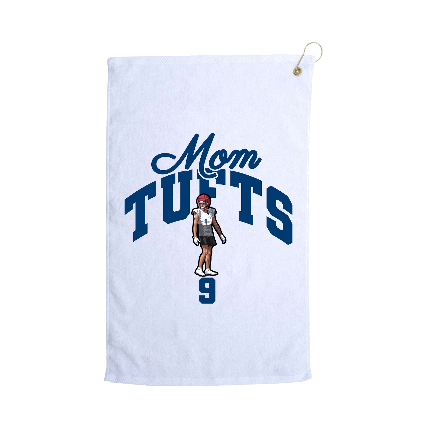 Golf Towel — Mothers Day Arch in White