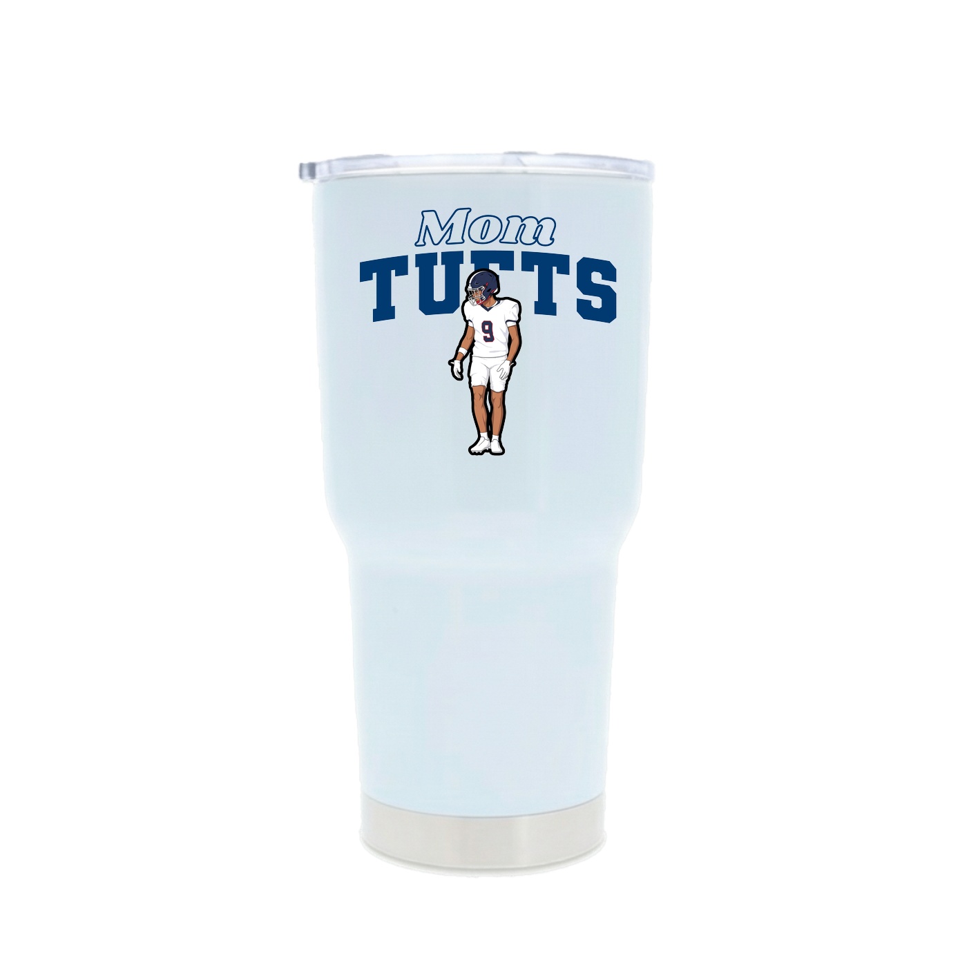 30oz Stainless Steel Tumbler — Mothers Day Block in White