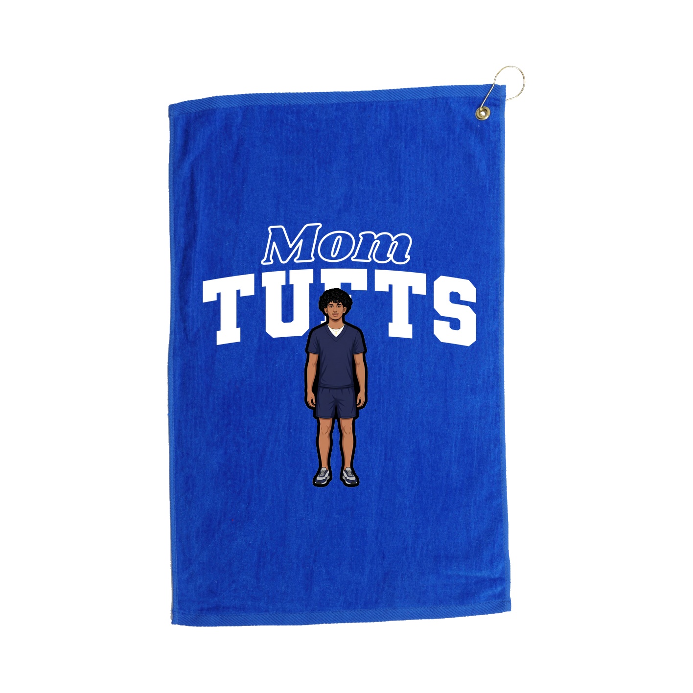 Golf Towel — Mothers Day Block in Royal