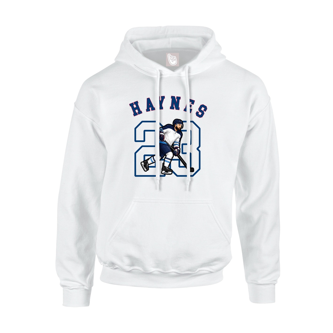 Youth Hoodie — Shirsey Arch in White