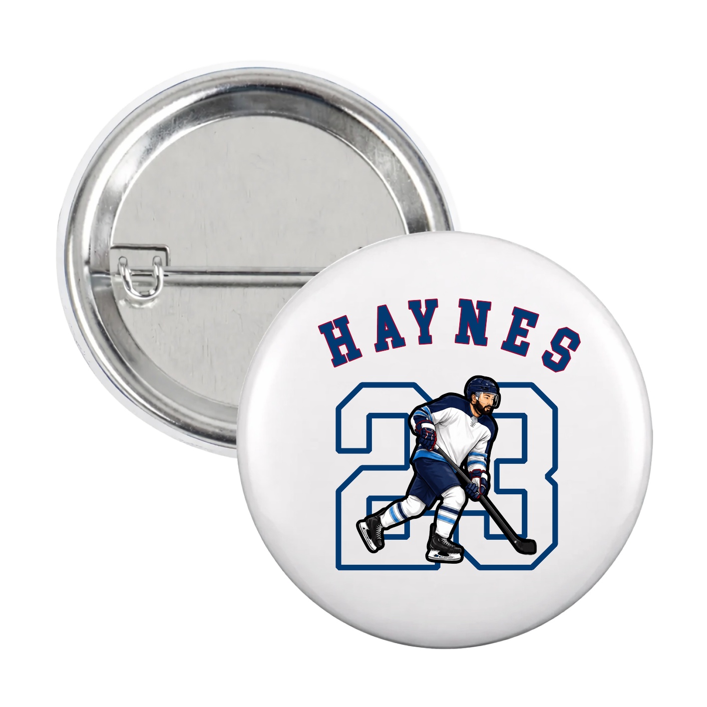 Game Day Button — Shirsey Arch in White