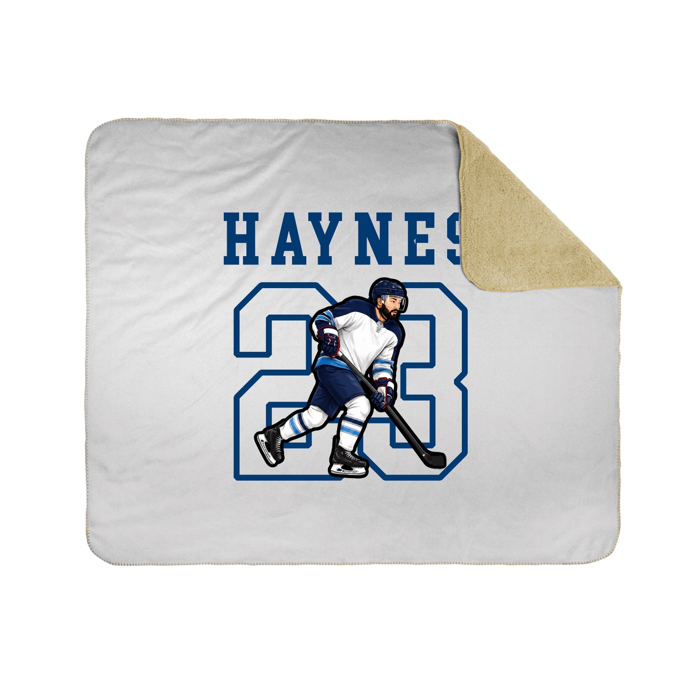 Throw Blanket — Shirsey in White
