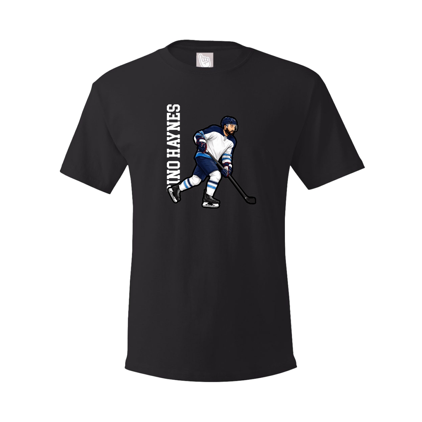 Tee — Name Vertical in Black