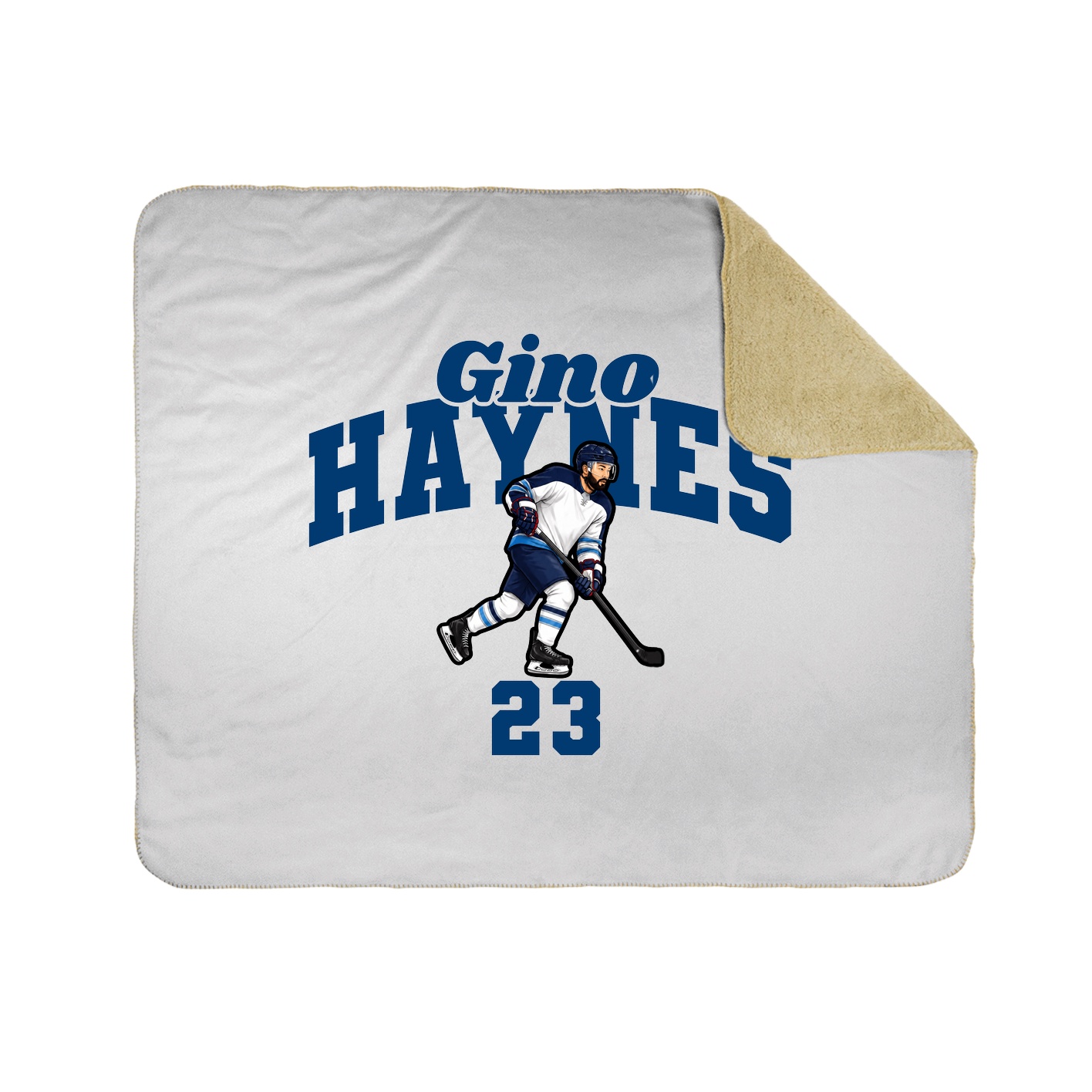 Throw Blanket — Signature Arch in White
