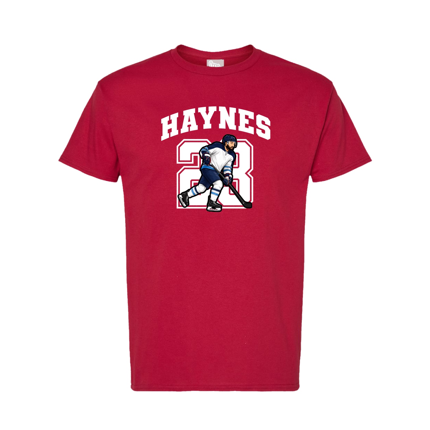 Tee — Number in Crimson