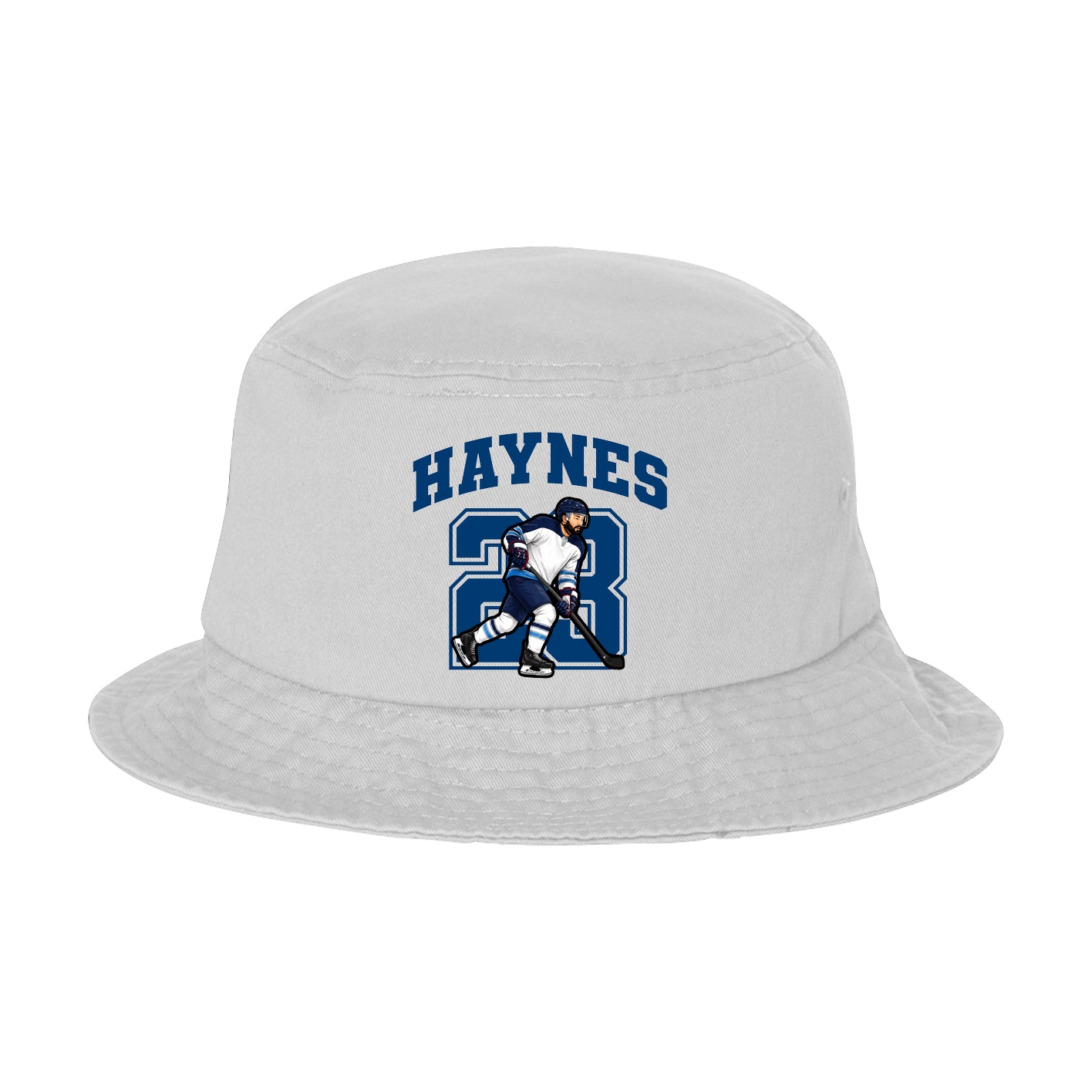 Bucket Cap — Number in White