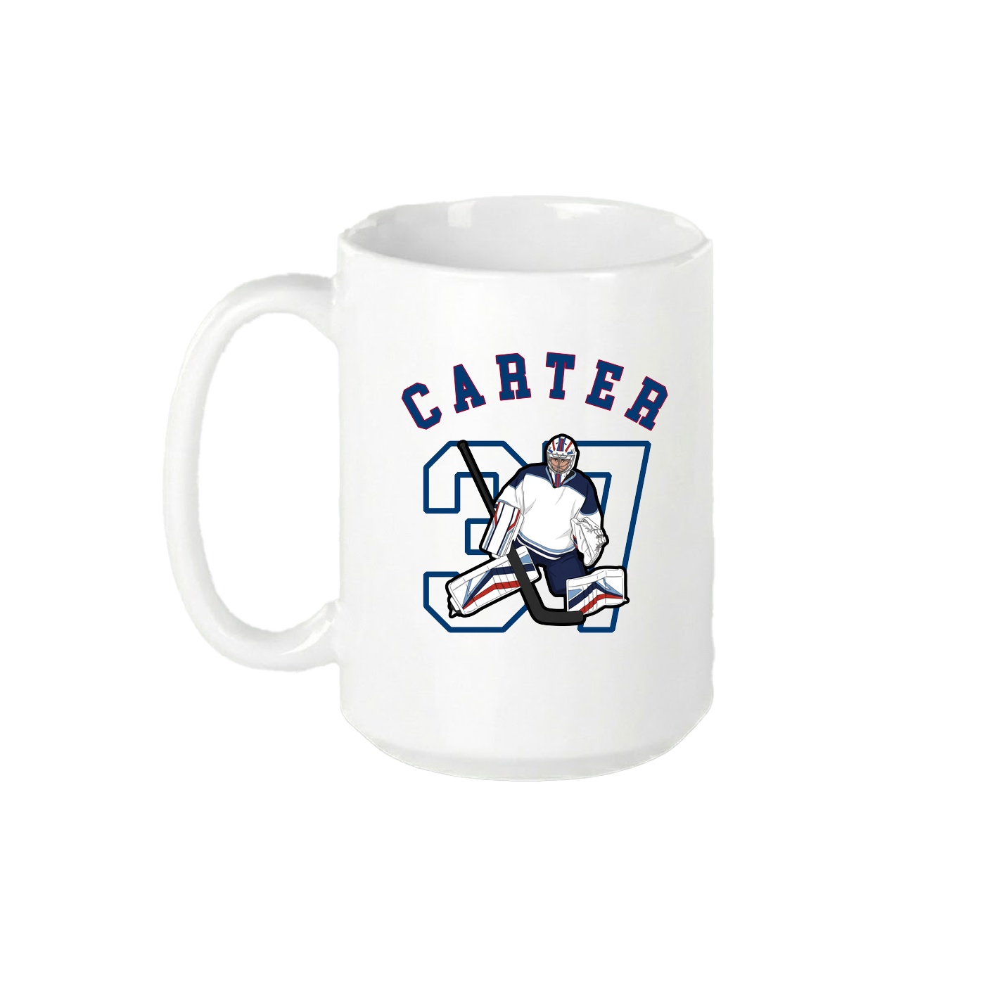 15oz Coffee Mug — Shirsey Arch in White