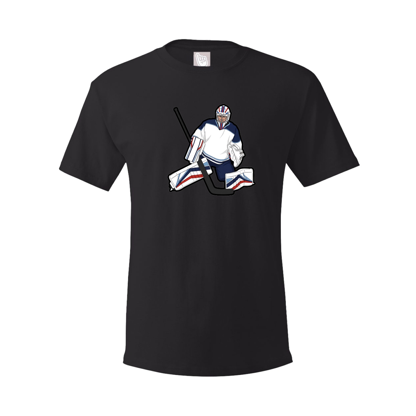 Youth Tee — Name Vertical in Black