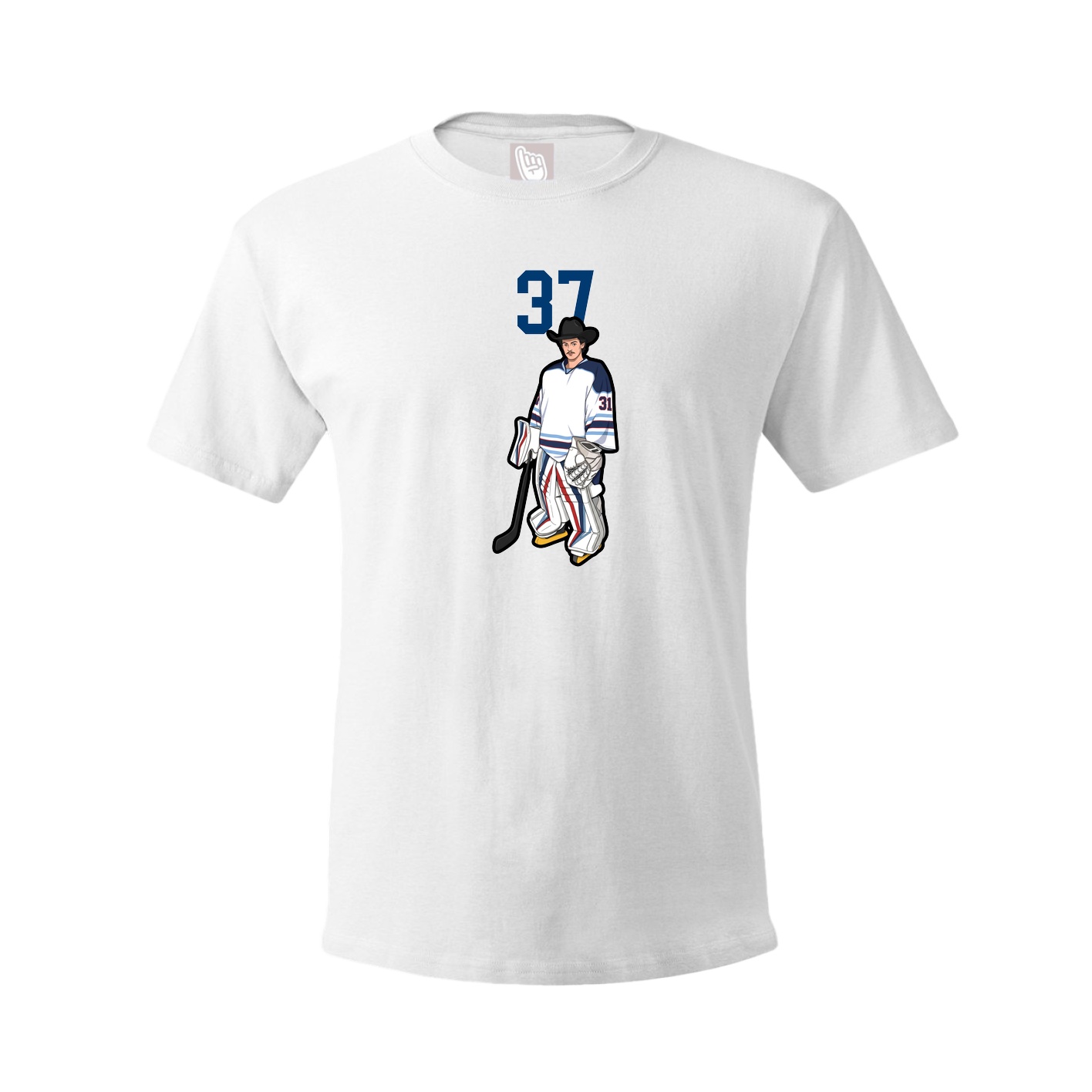 Tee — Number Top in White