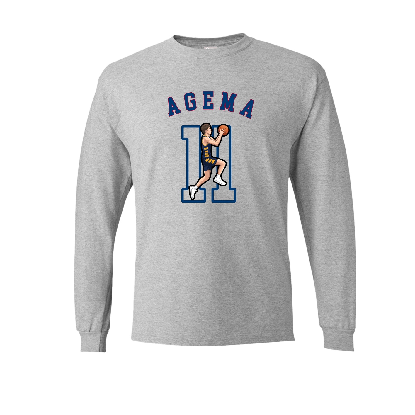 Long Sleeve Tee — Shirsey Arch in Grey