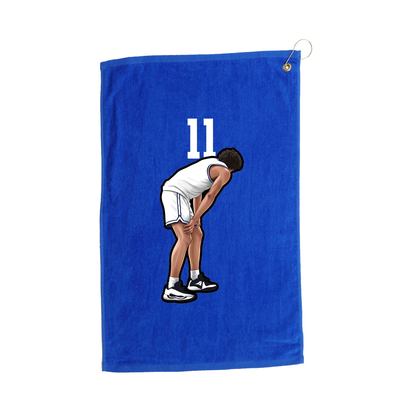 Golf Towel — Number Top in Royal