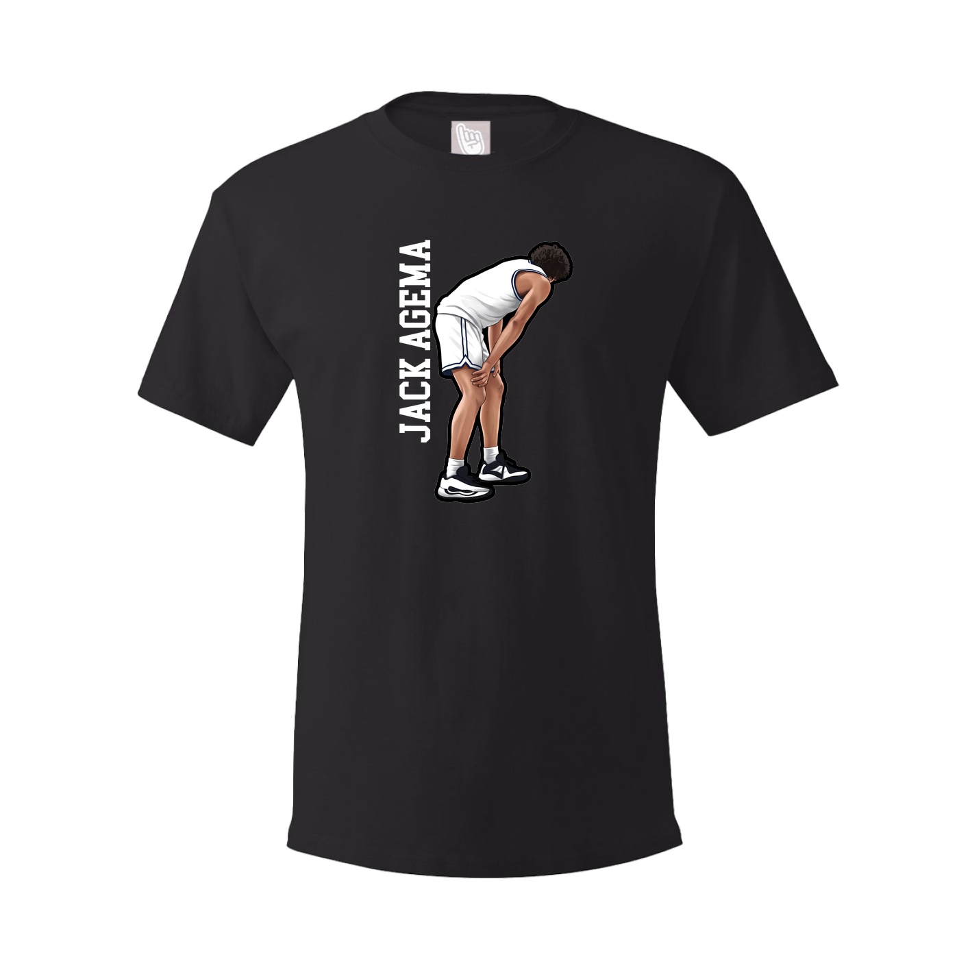 Tee — Name Vertical in Black