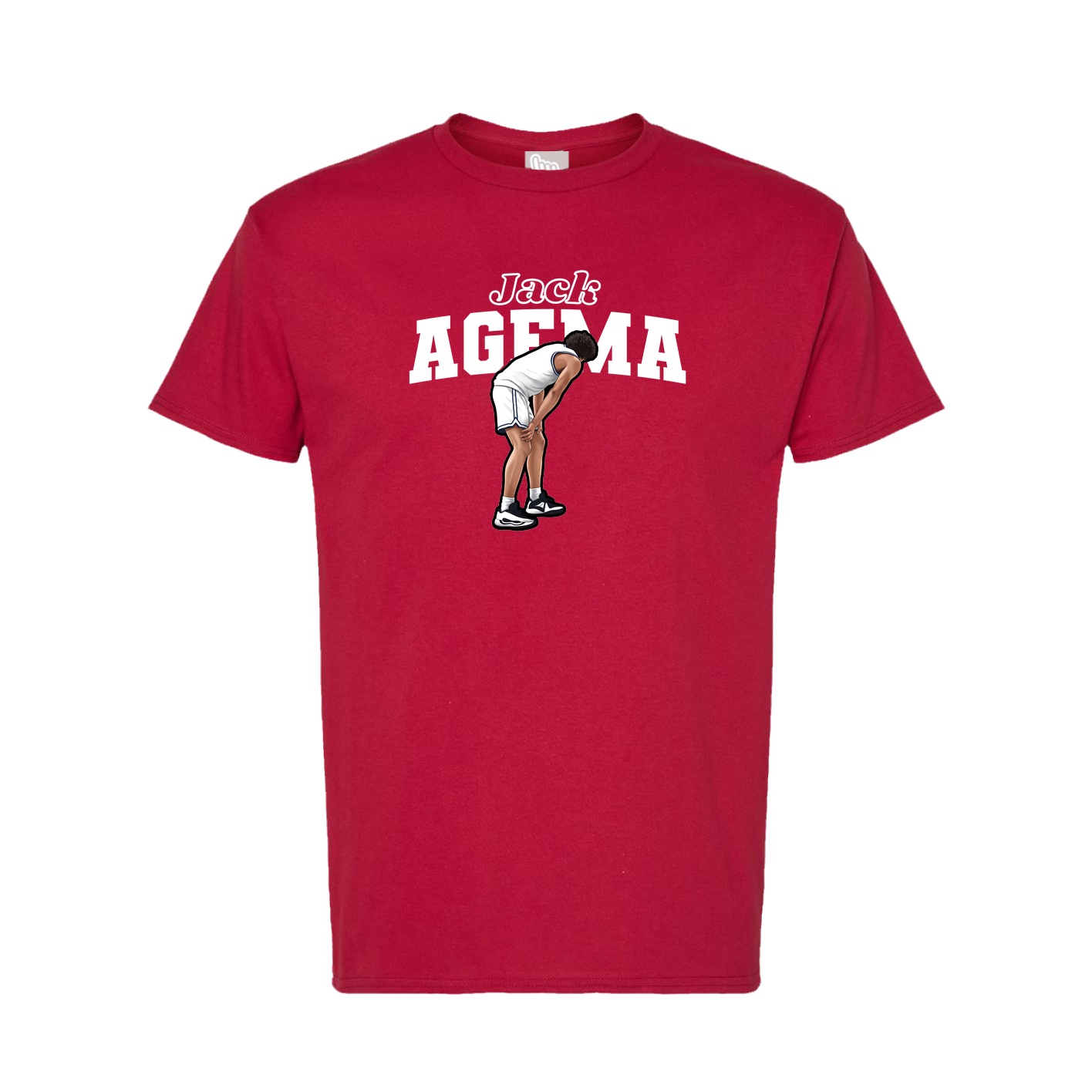 Tee — Name Arch in Crimson