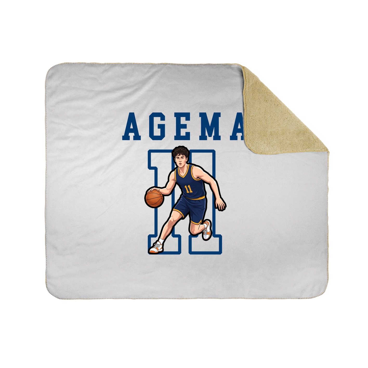 Throw Blanket — Shirsey in White