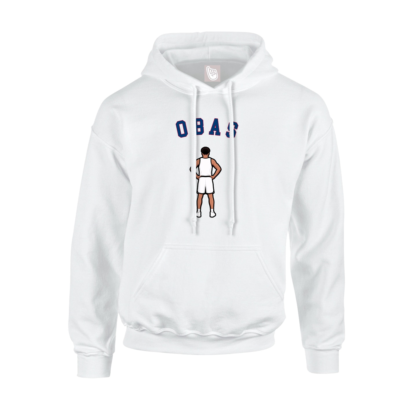 Youth Hoodie — Shirsey Arch in White