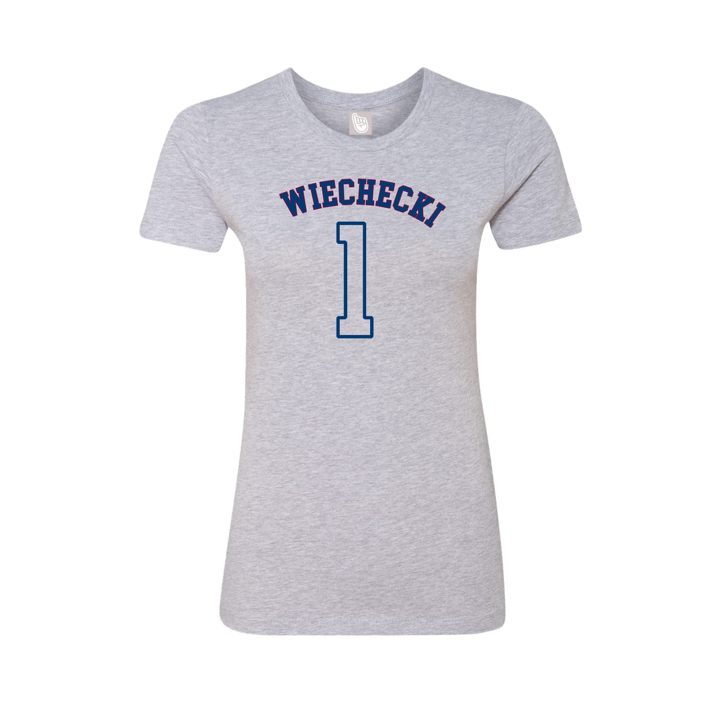 Fitted Women's Tee — Shirsey Arch in Grey