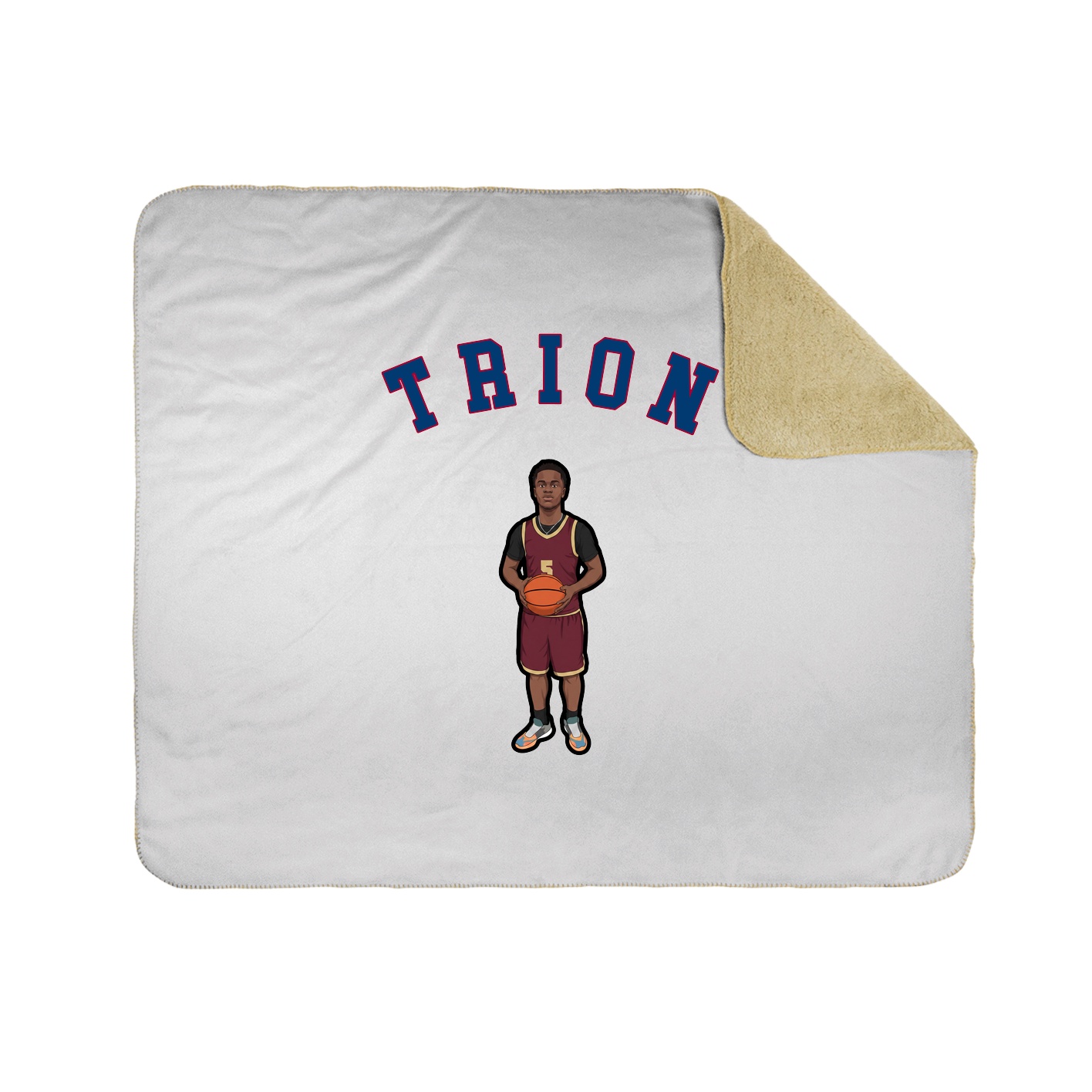 50x60 Sherpa Lined Throw Blanket