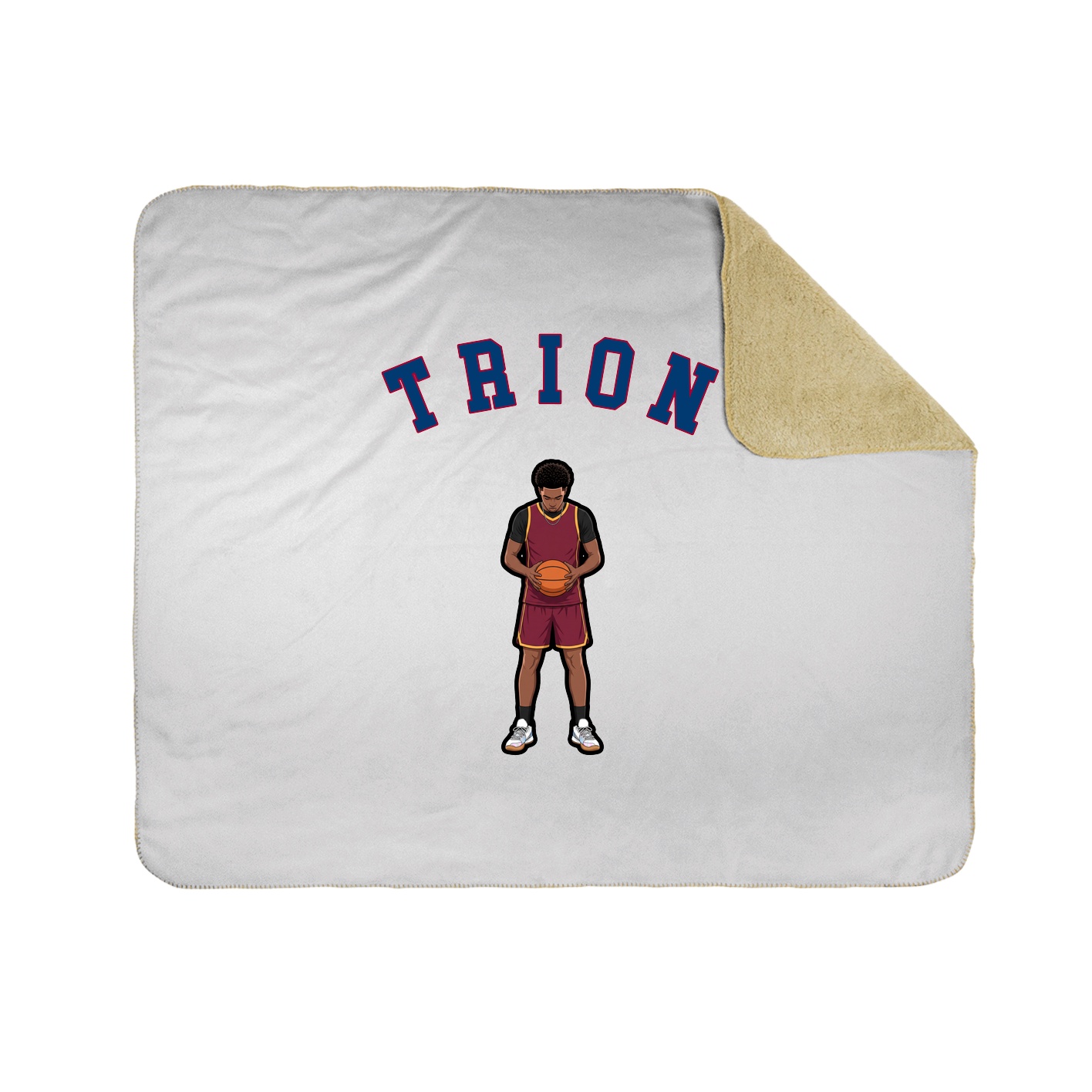 50x60 Sherpa Lined Throw Blanket