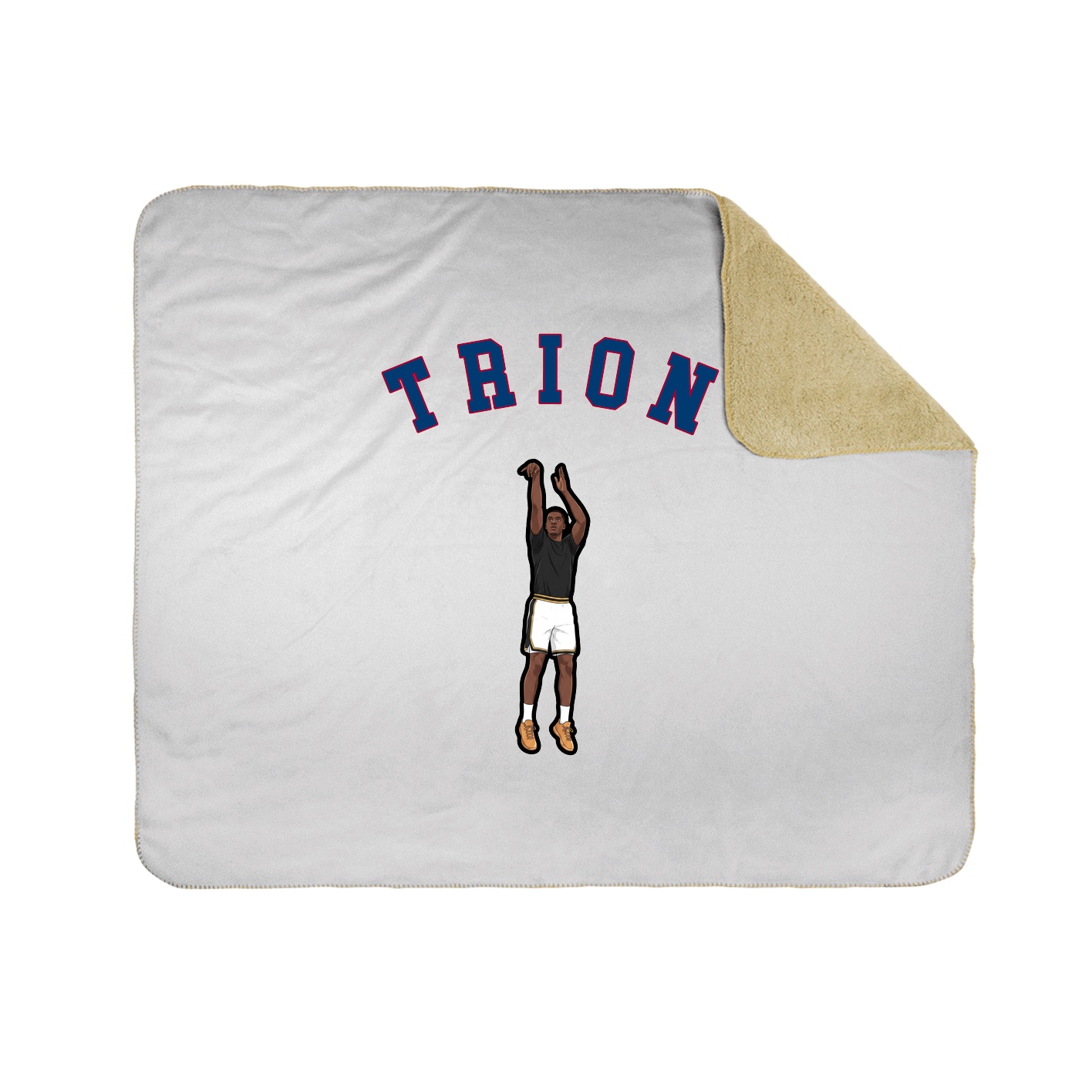 50x60 Sherpa Lined Throw Blanket