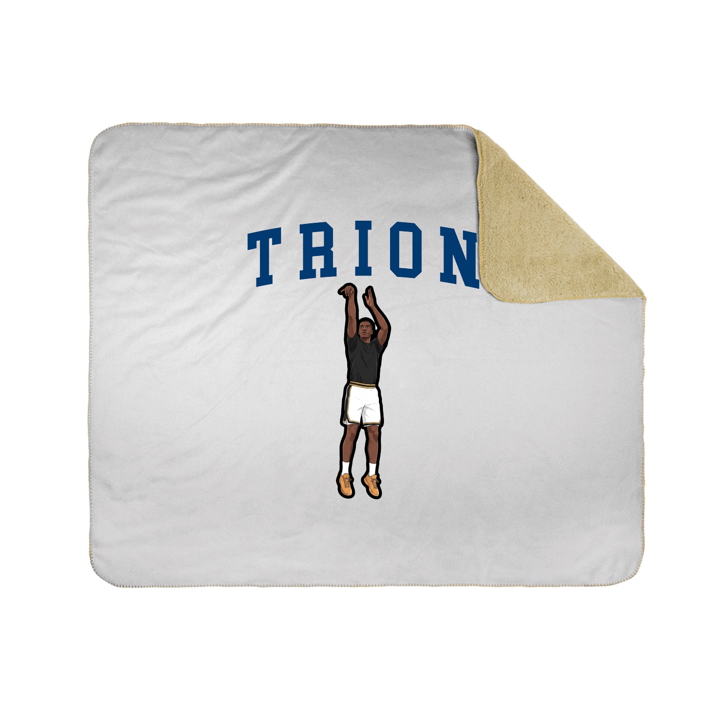 50x60 Sherpa Lined Throw Blanket