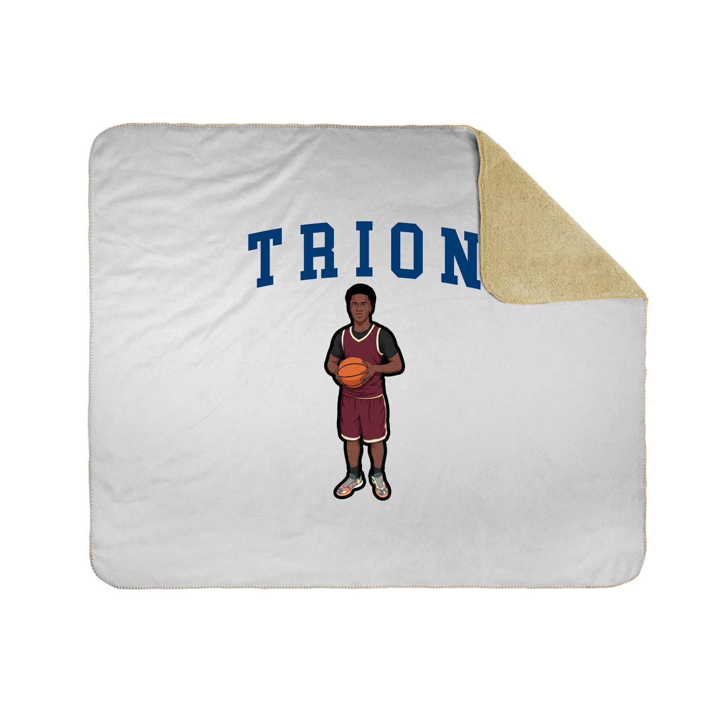 50x60 Sherpa Lined Throw Blanket