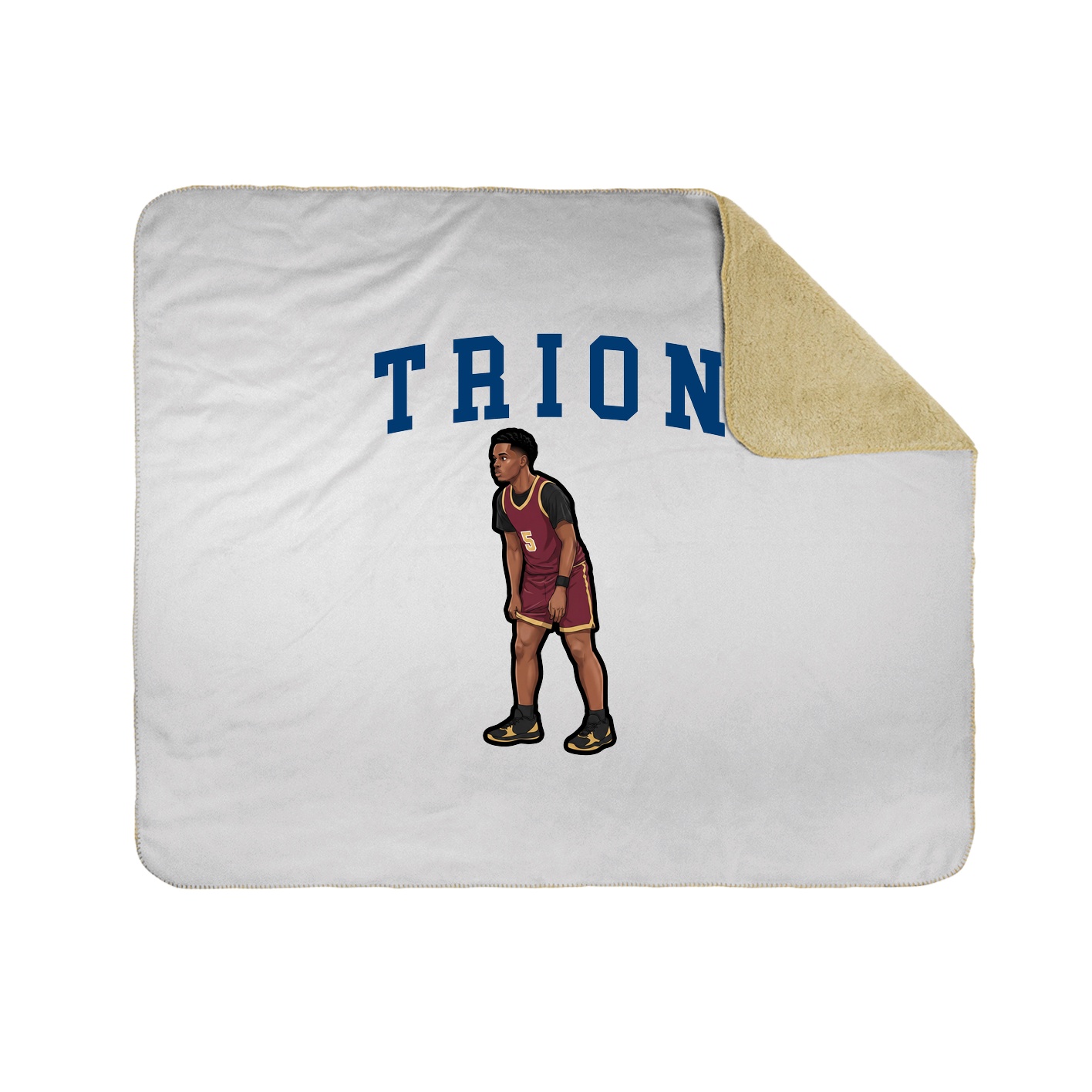 50x60 Sherpa Lined Throw Blanket