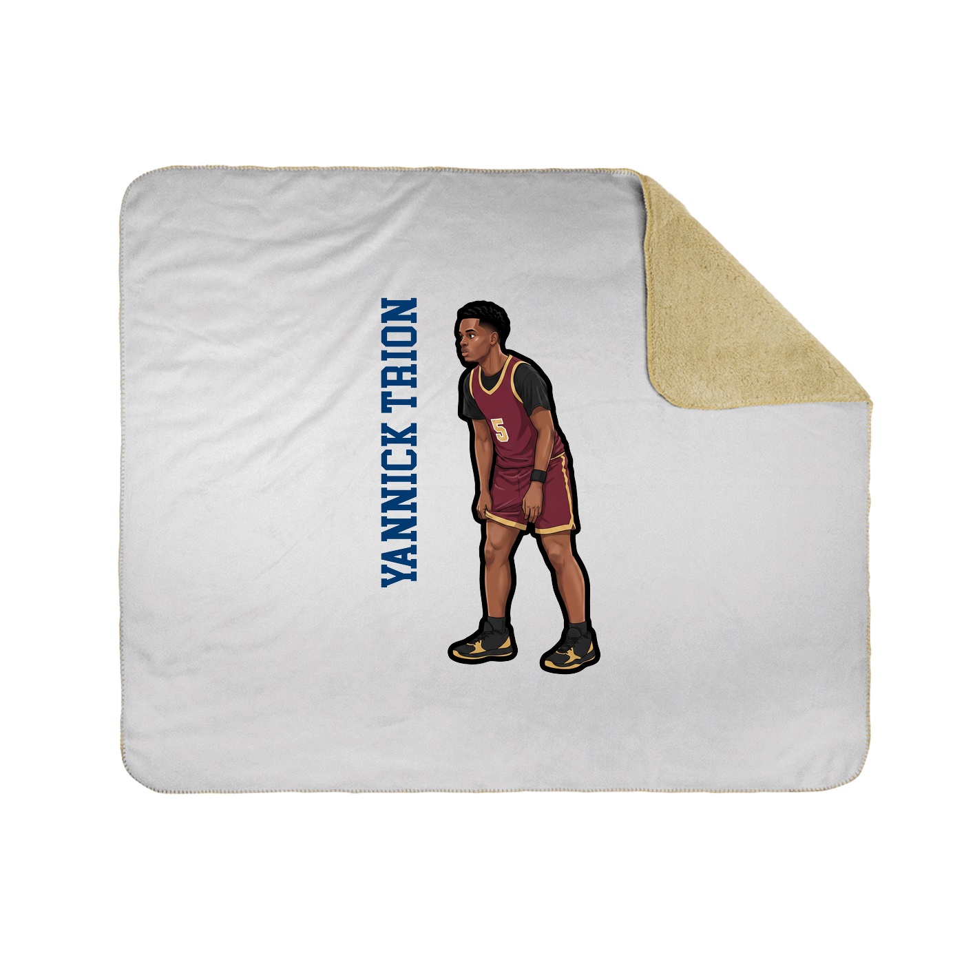 50x60 Sherpa Lined Throw Blanket