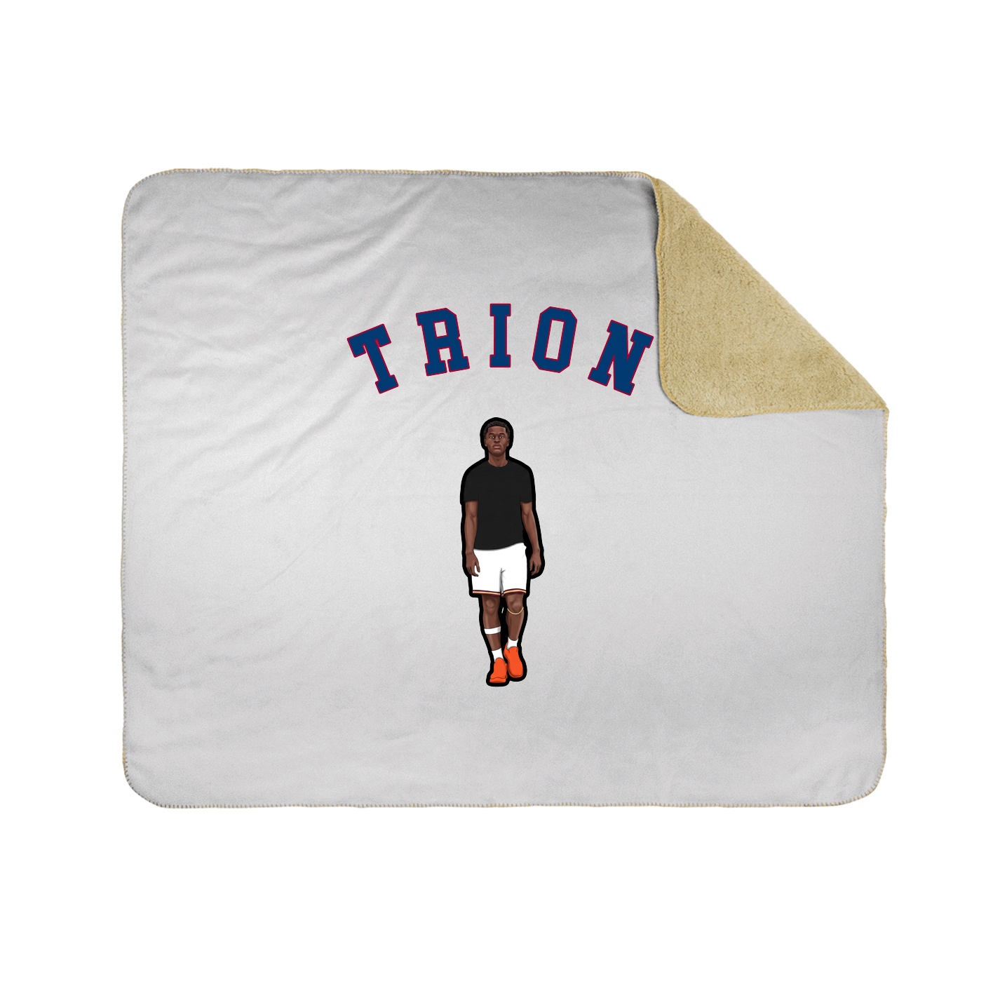 50x60 Sherpa Lined Throw Blanket