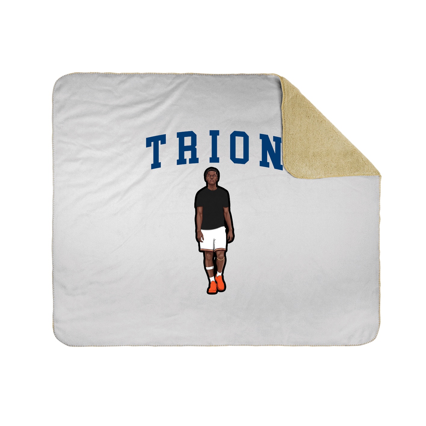 50x60 Sherpa Lined Throw Blanket