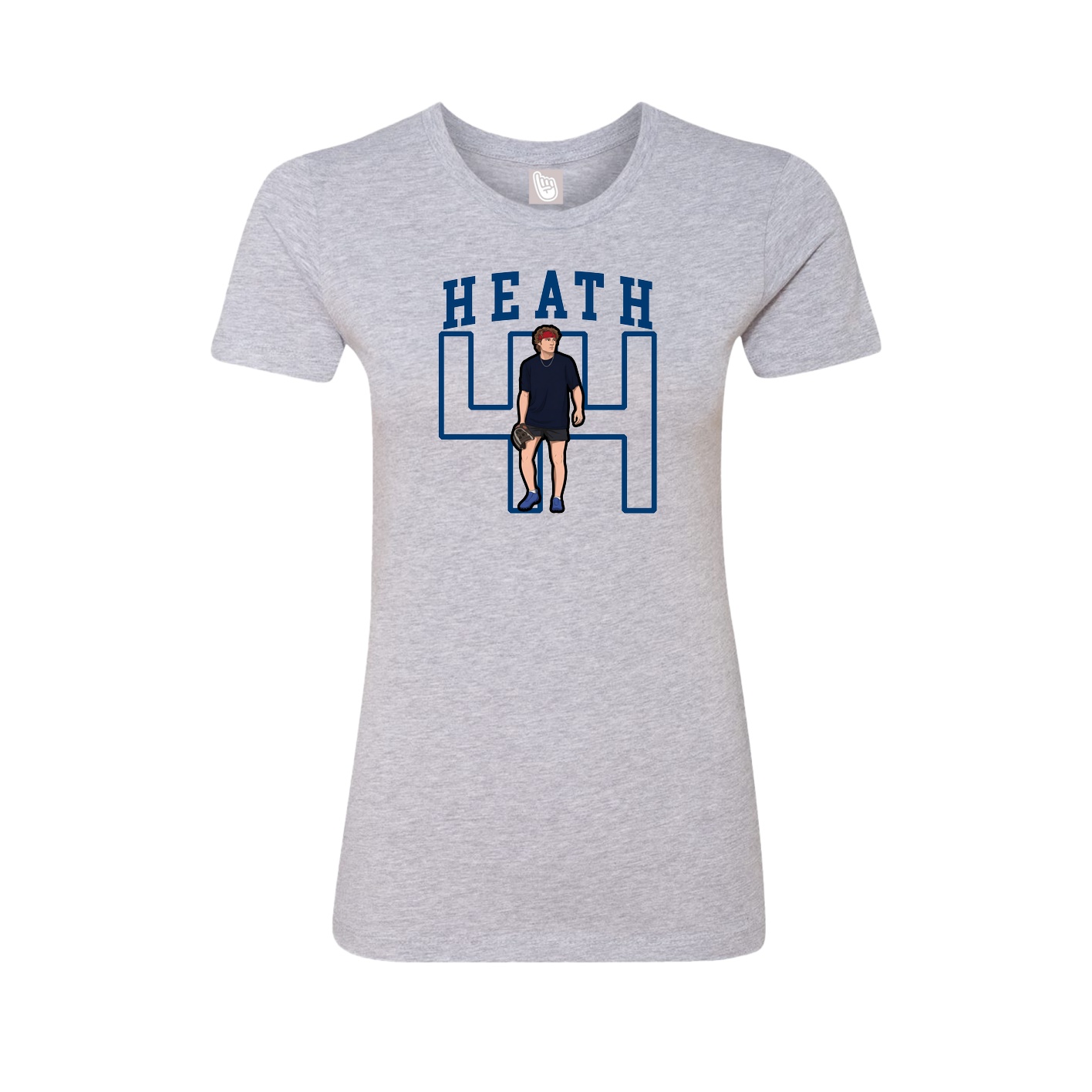 Fitted Women's Tee — Shirsey in Grey