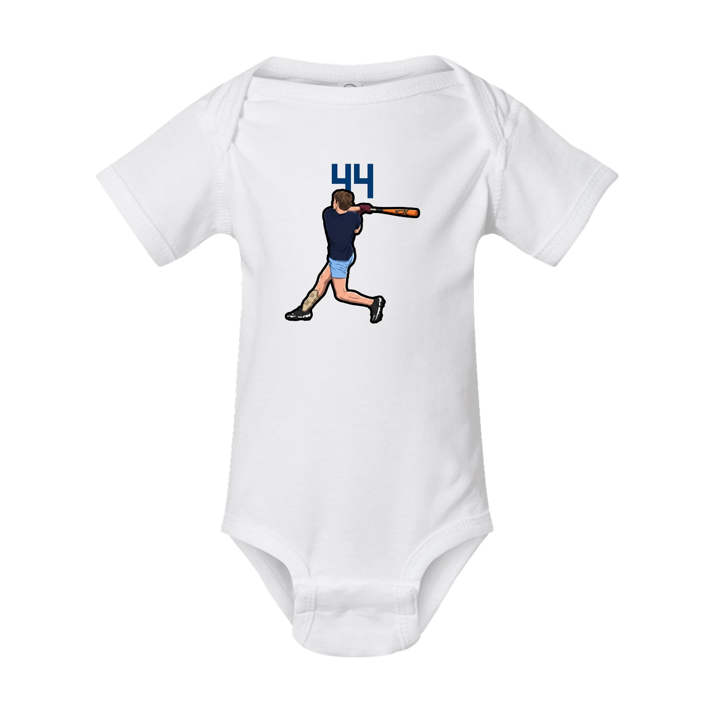 Baby Onesie — Number Top in White
