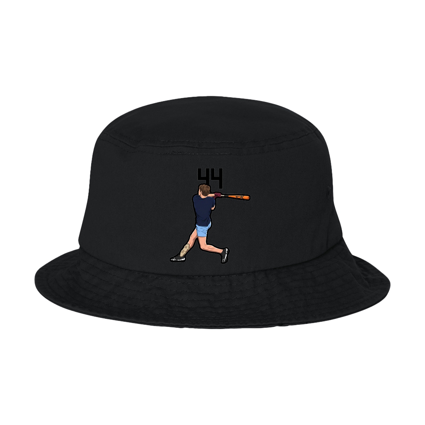Bucket Cap — Number Top in Black