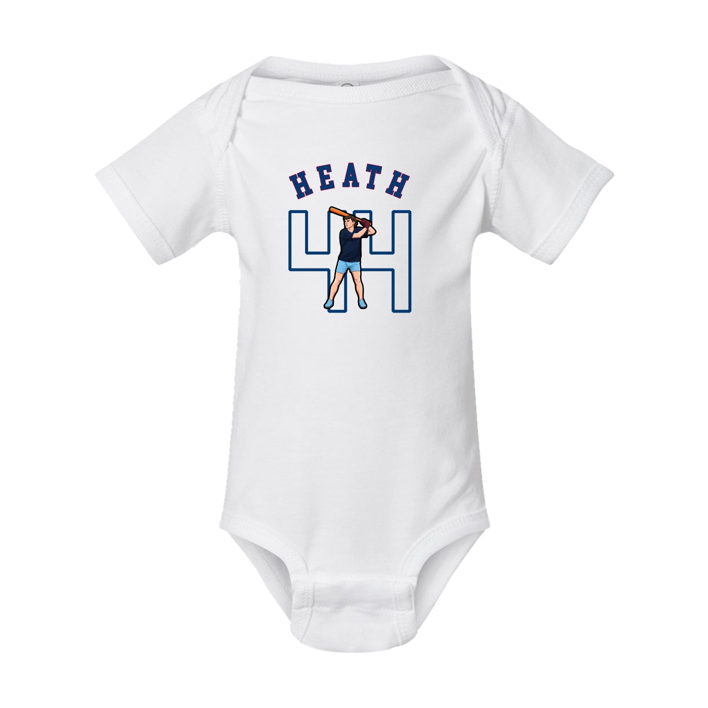 Baby Onesie — Shirsey Arch in White