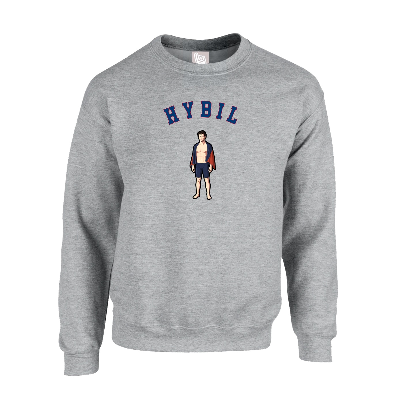Fleece Crew — Shirsey Arch in Grey