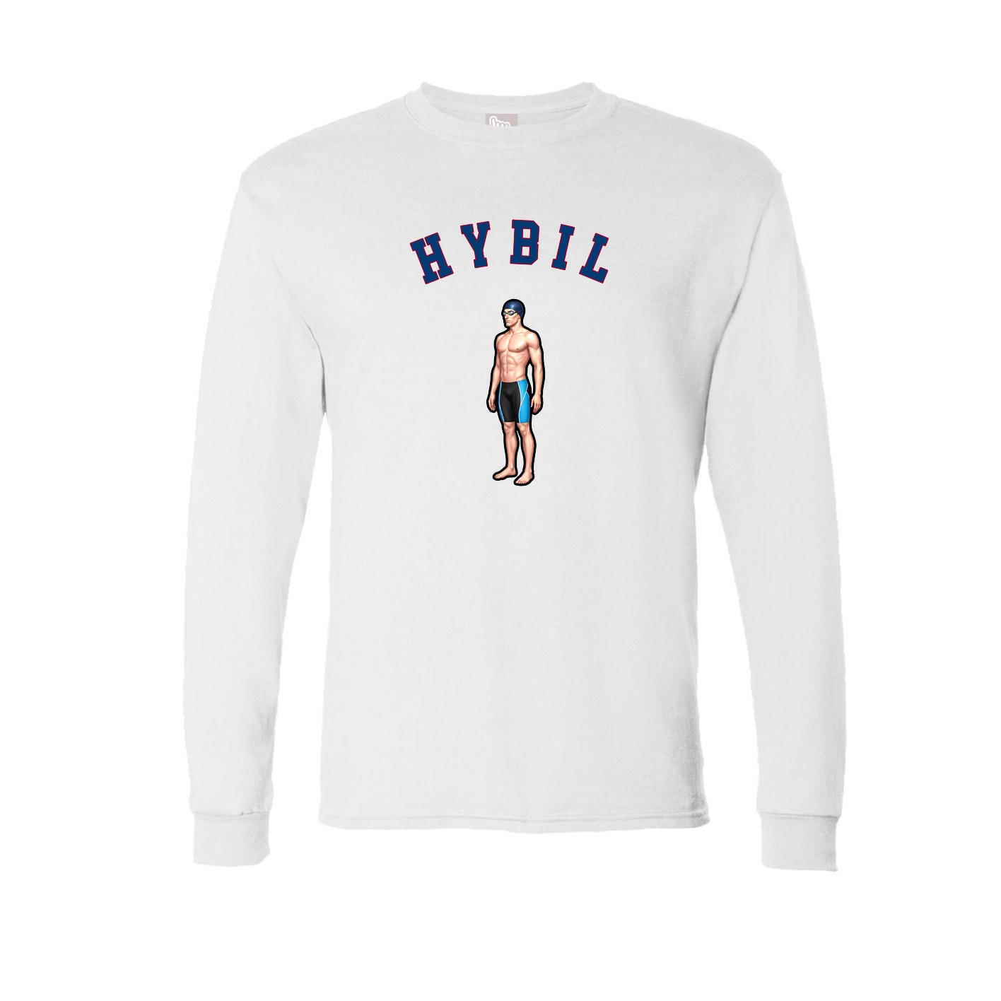 Long Sleeve Tee — Shirsey Arch in White