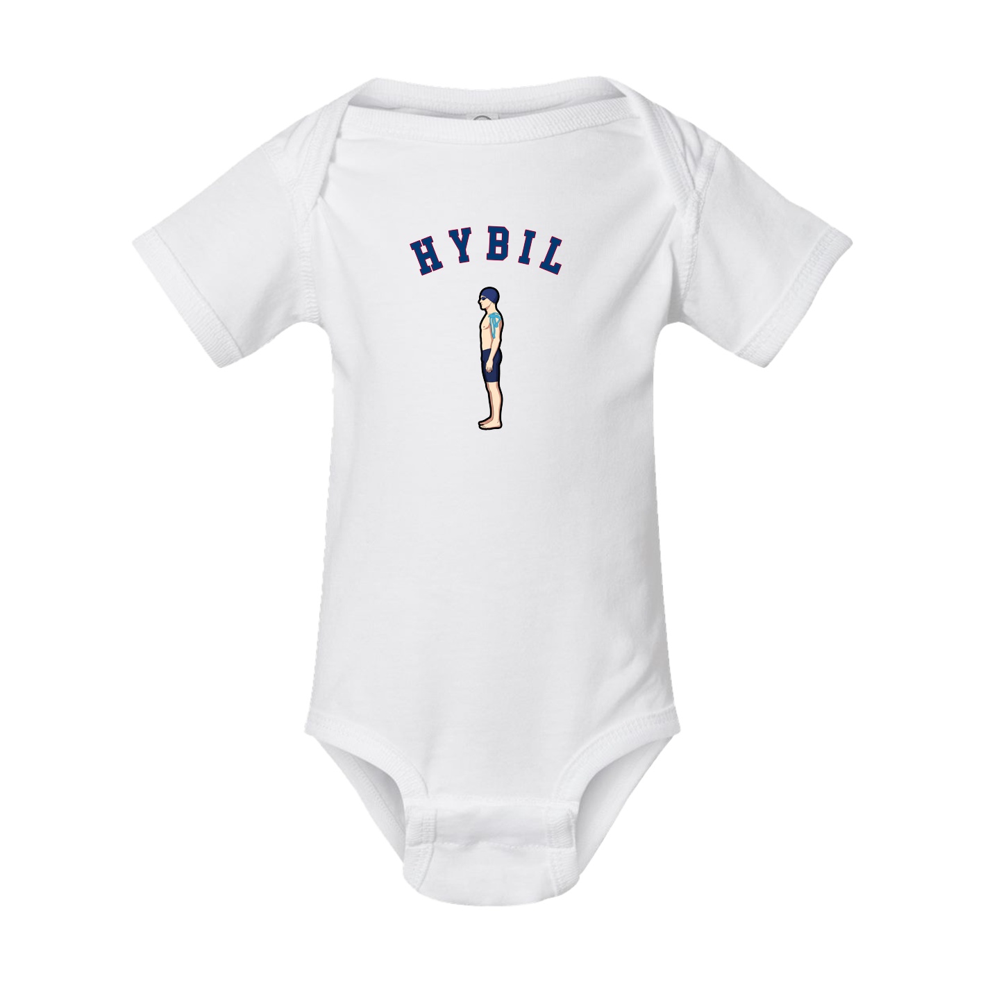 Baby Onesie — Shirsey Arch in White