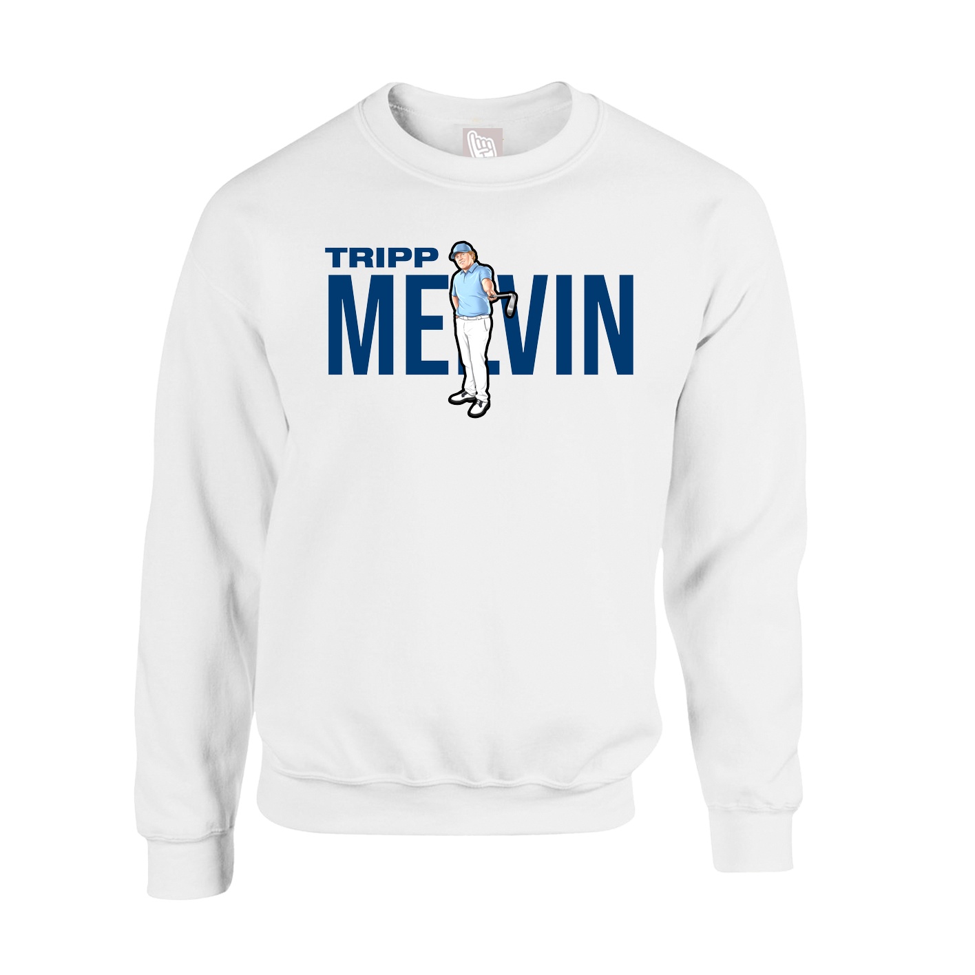 Fleece Crew — Player Name in White