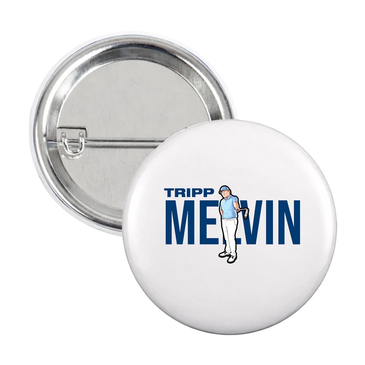 Game Day Button — Player Name in White